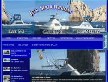 Tablet Screenshot of jcsportfishing.com